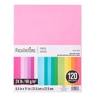 8.5" x 11" Neon Paper Pack by Recollections™, 120 Sheets