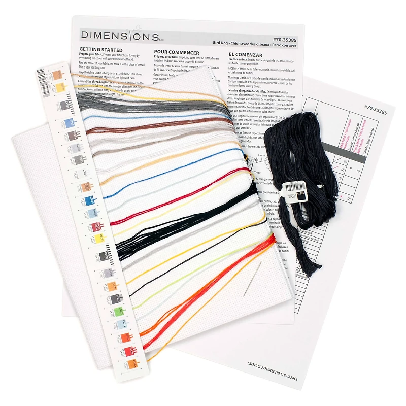 Dimensions® Bird Dog Counted Cross Stitch Kit