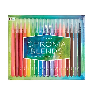 OOLY Chroma Blends Watercolor Brush Markers Set