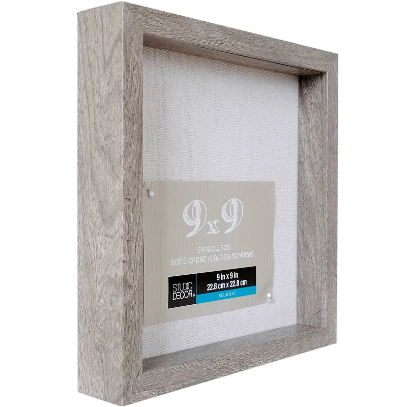 8 Pack: 9" x 9" Belmont Shadow Box by Studio Décor
