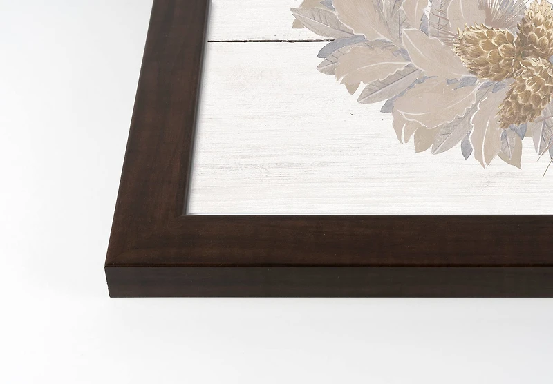 Grateful & Thankful Fall Print in Black Frame