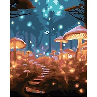 8" x 10" Mystical Forest Paint-by-Number Kit with Wood Display Hanger by Artist's Loft®