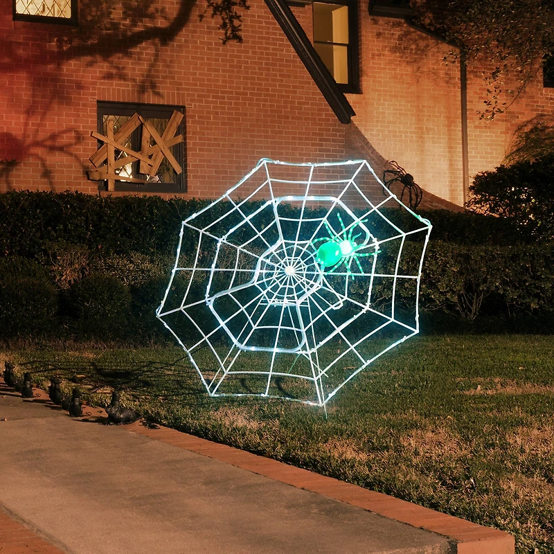 Mr. Halloween 4ft. Outdoor Animated Spider Web