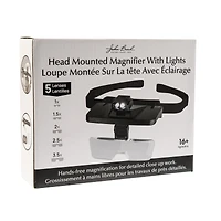 John Bead Head Mounted Magnifier with Lights
