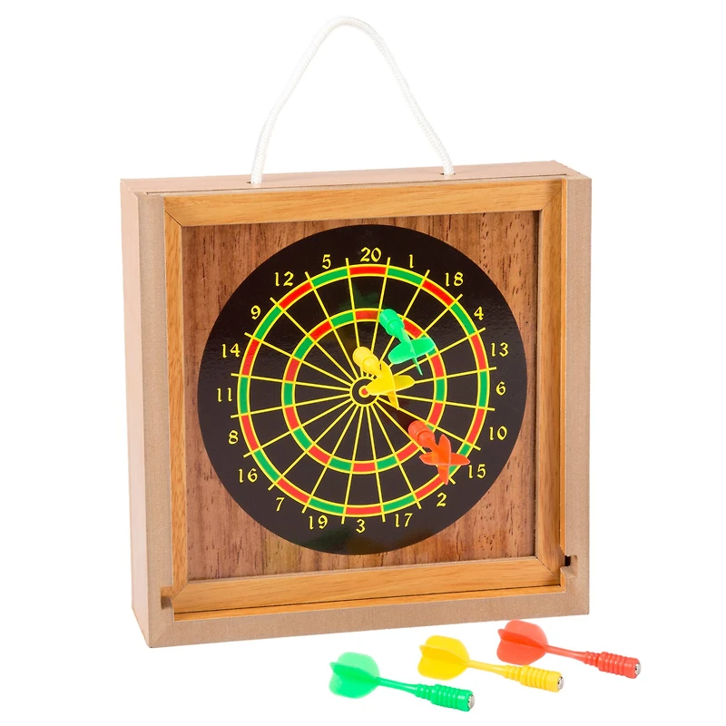 Toy Time Tabletop Magnetic Dart & Beanbag Toss Set