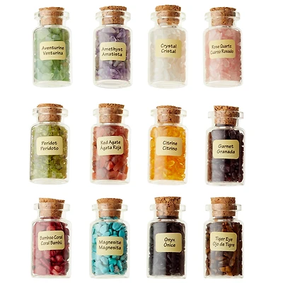 6 Pack: Bottles of Gemstones by Bead Landing™, 0.2oz.