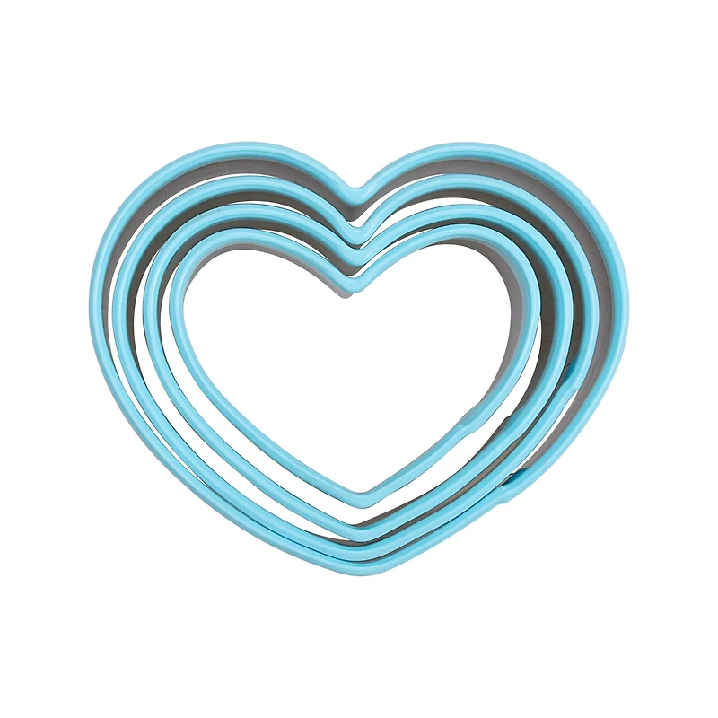 Hearts Stainless Steel Nested Cookie Cutter Set by Celebrate It®