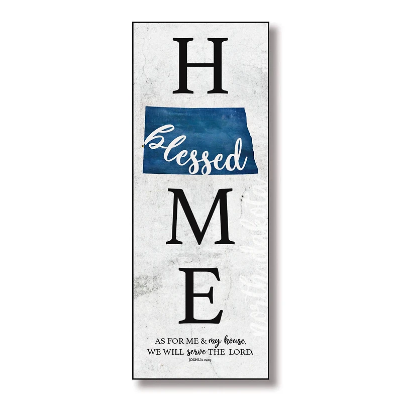 Blessed North Dakota Home Wall Plaque