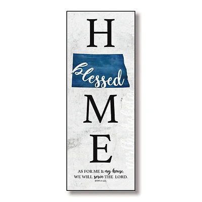 Blessed North Dakota Home Wall Plaque