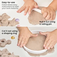 Arteza® Kids Sandy Clay Keepsakes Kit, 19 pcs