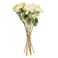 32" White Dahlia Artificial Flower Stem, 8ct.