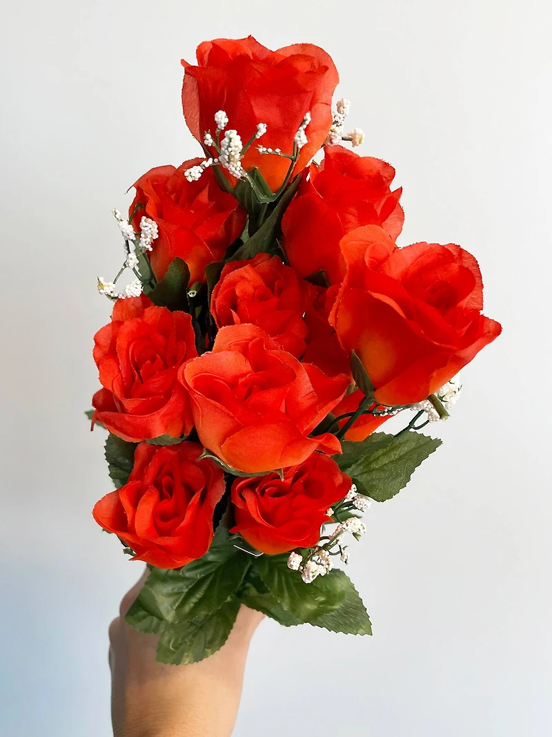 TF Publishing 19" Rose Bud Bush