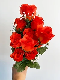 TF Publishing 19" Rose Bud Bush