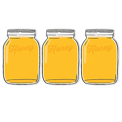 Eureka The Hive Mason Jar Paper Cut-Outs Set