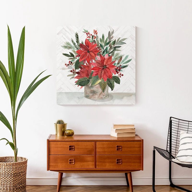 Holiday Bouquet Canvas Wall Art
