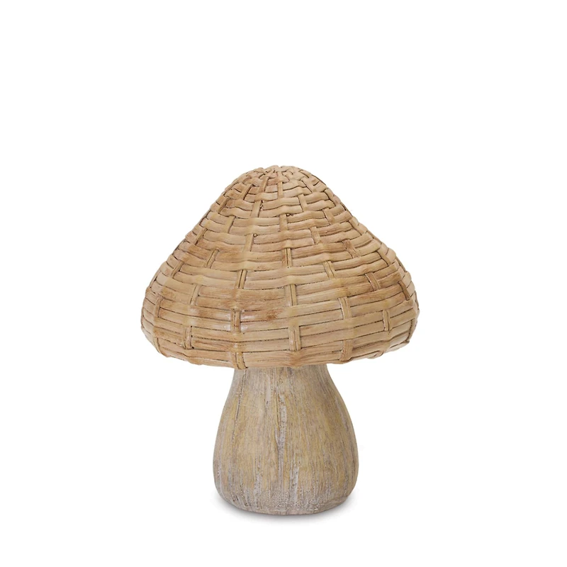 Wicker Mushroom Décor Set