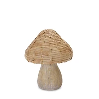 Wicker Mushroom Décor Set
