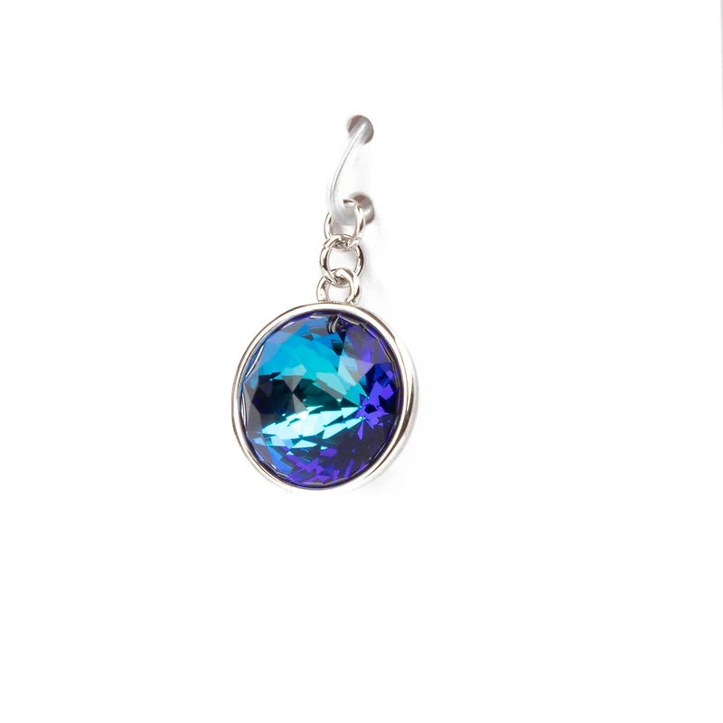 Blue Austrian Crystal Dome Charm by Bead Landing™