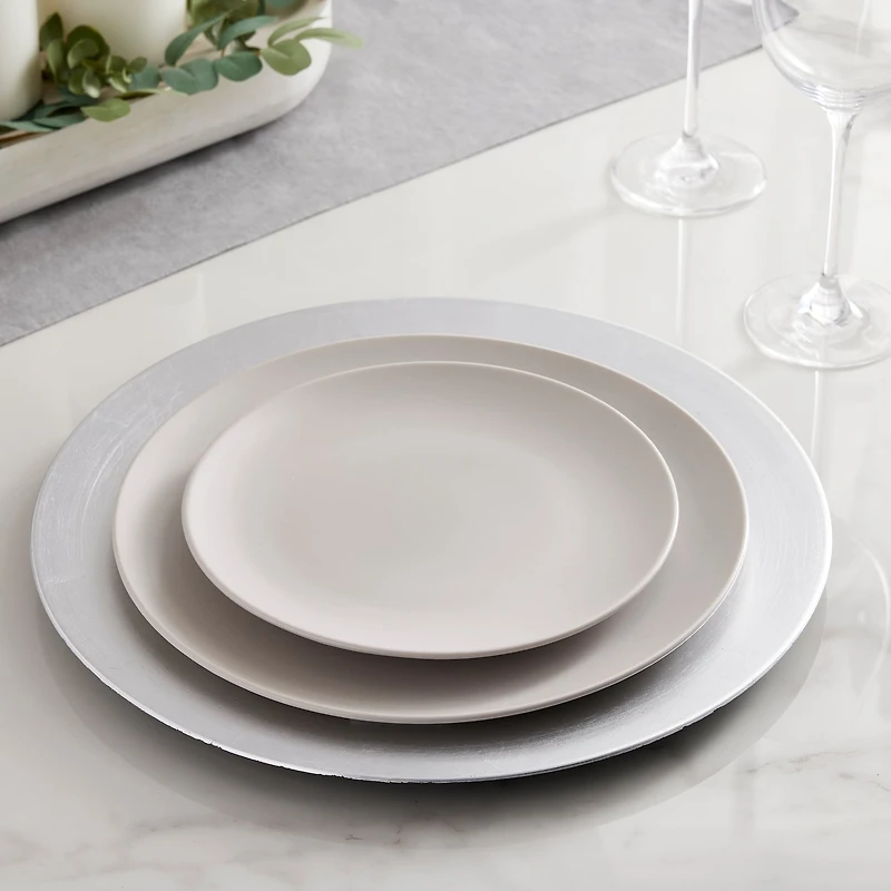 Silver Charger Plate by Celebrate It™