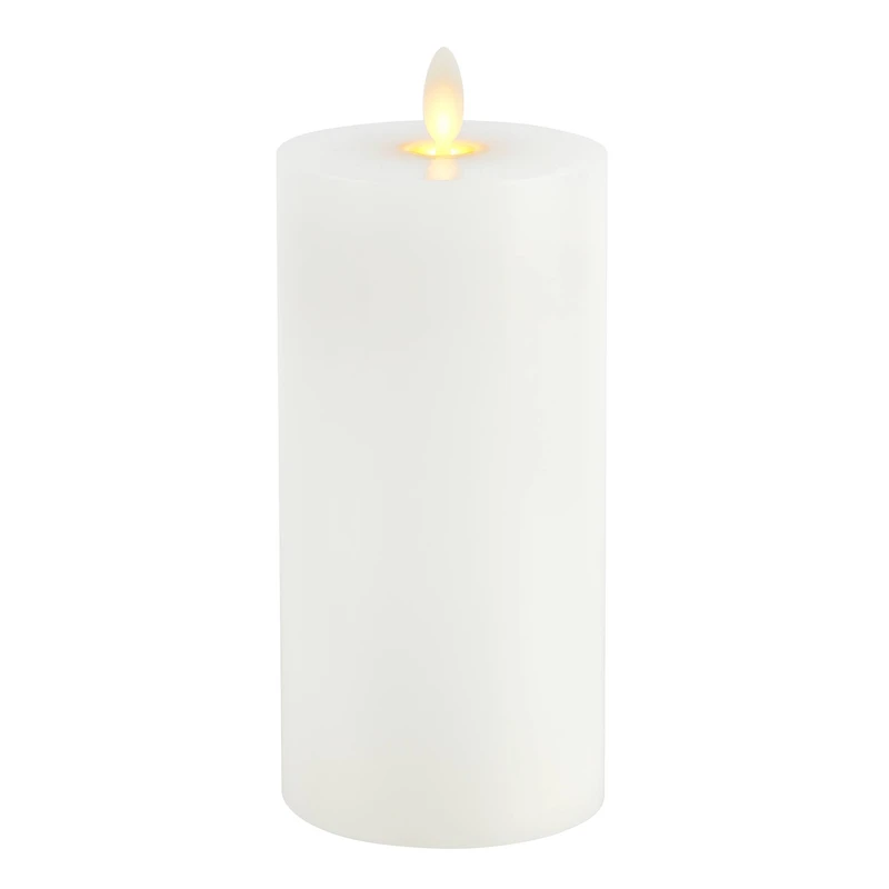 3" x 6" Moving Flame LED Wax Pillar Candle by Ashland