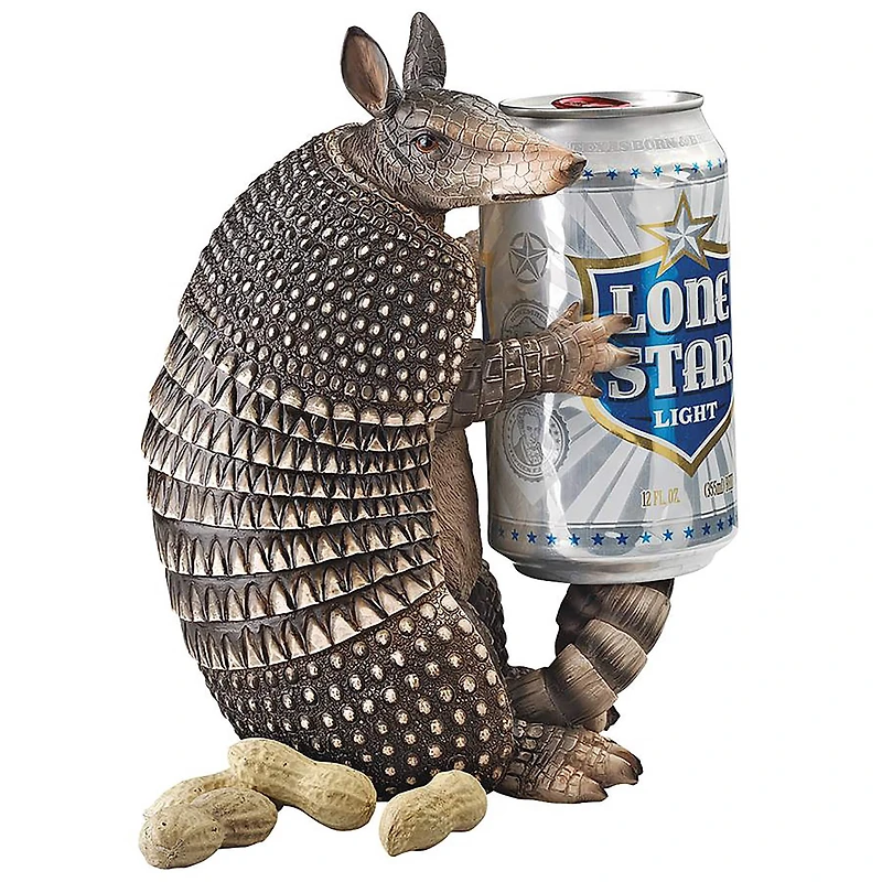 Design Toscano 8" Tex the Armadillo Beverage Holder