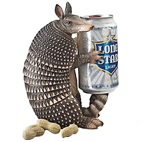 Design Toscano 8" Tex the Armadillo Beverage Holder