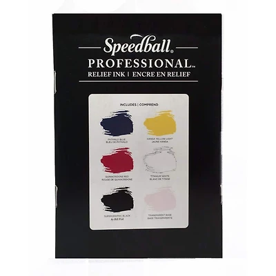 Speedball® Professional™ Relief Ink 6 Color Set