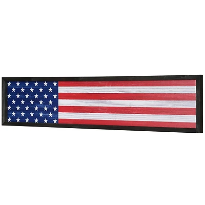 American Art Décor™ 36" American Flag Wood Novelty Wall Sign