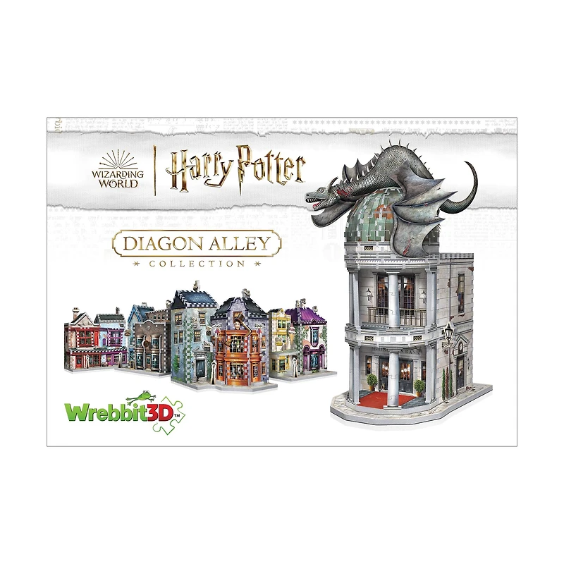 Harry Potter Diagon Alley Collection - Ollivander's Shop, Quidditch Supplies, Madam Malkin's, Weasleys' Wizard Wheezes: 1175 Pcs