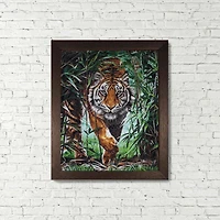 Wizardi Diamond Painting Kit Dangerous Tiger