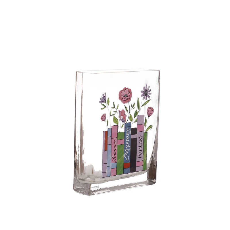 8.25" Book Garden Glass Tabletop Vase by Ashland®