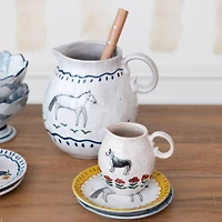 Hello Honey® 7.25" Horse Stoneware Pitcher