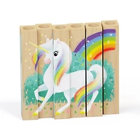 Quercetti® Fantasy Animals Mix-N-Match Wood Puzzle