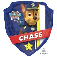 SuperShape® 27" PAW Patrol™ Badge Foil Balloon