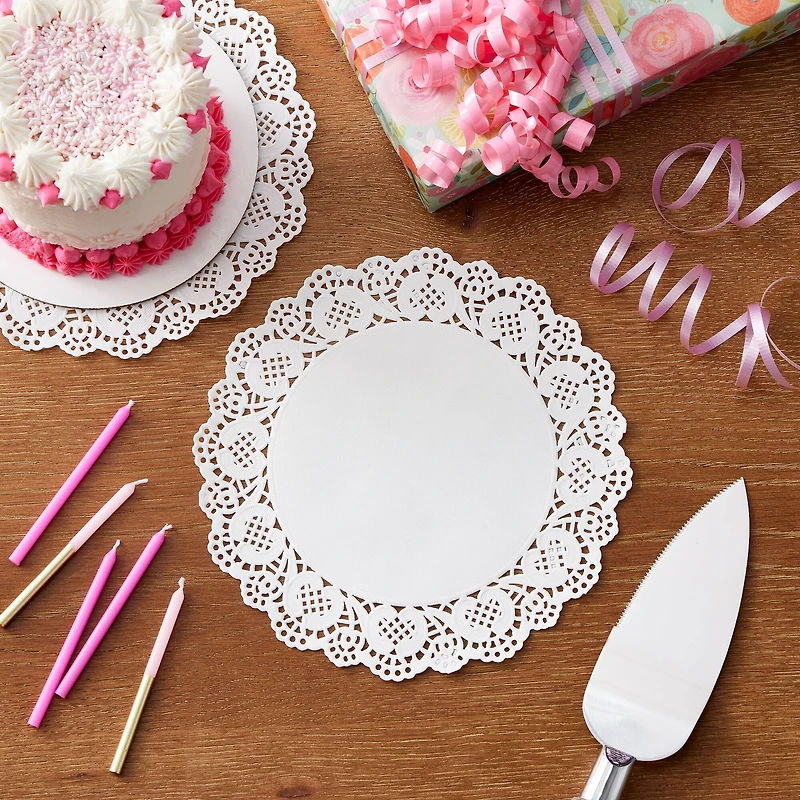 12 Packs: 16 ct. (192 total) 8" Paper Doilies by Celebrate It®