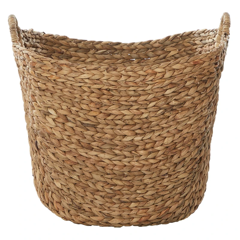 Brown Sea Grass Contemporary Storage Basket