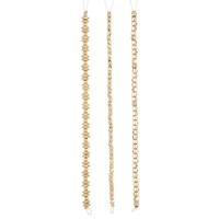Gold Faceted Metal Bead Mix by Bead Landing™