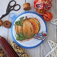 MP Studia Pumpkin Cross Stitch Kit