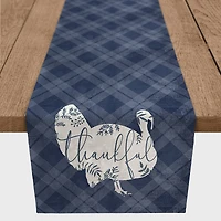90" Thankful Turkey Table Runner 