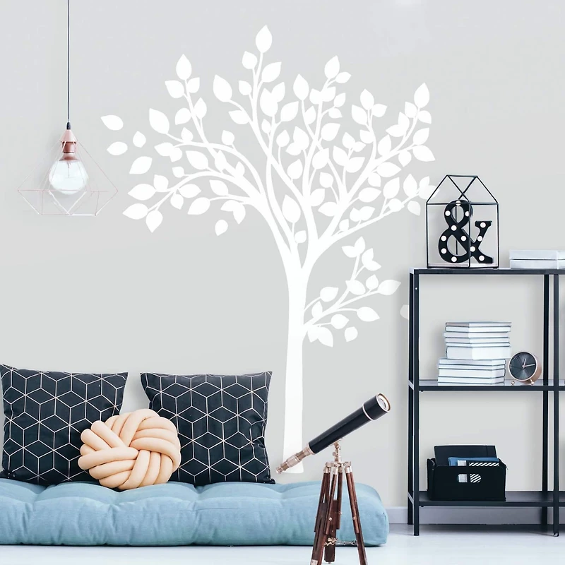 RoomMates Simple White Tree Peel & Stick Giant Wall Decals