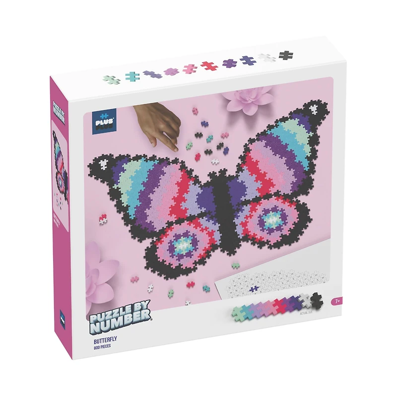 Puzzle By Number - Butterfly: 800 Pcs