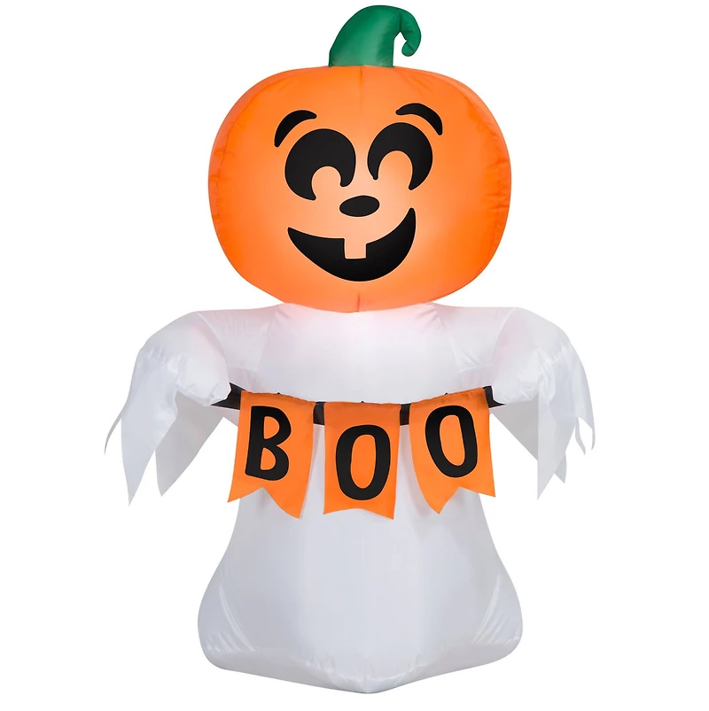 3.5ft. Airblown® Halloween Inflatable Jack-O'-Lantern Ghost