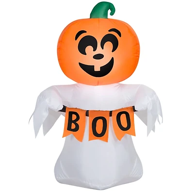 3.5ft. Airblown® Halloween Inflatable Jack-O'-Lantern Ghost