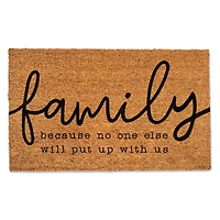 Put Up With Family Doormat