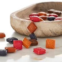 Orange Mix Diamond Resin Beads, 15mm by Bead Landing™