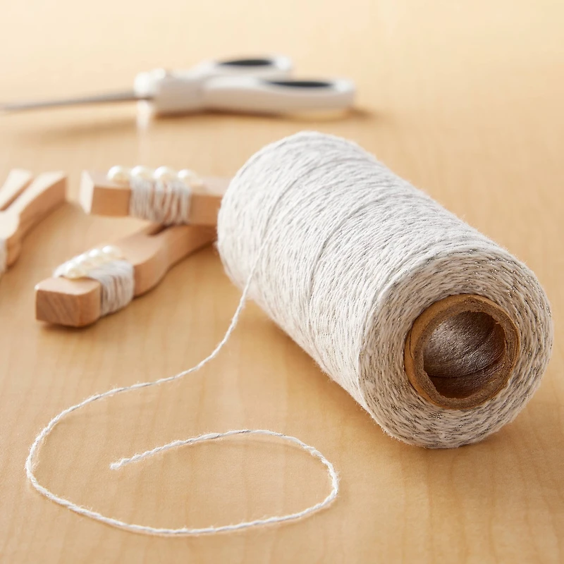 12 Pack: Silver Twine Spool by Recollections™