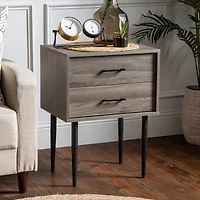 Walker Edison Slate Gray Modern Side Table