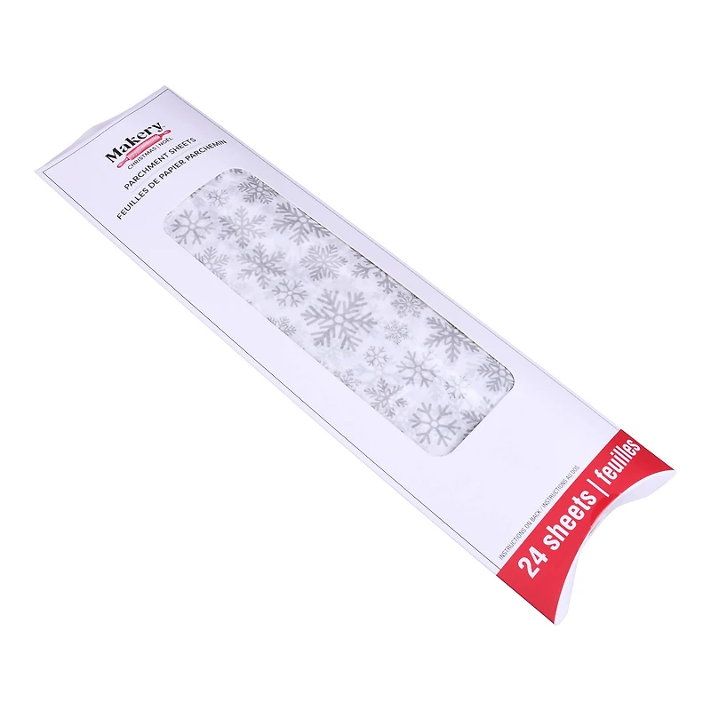 12" x 12" Snowflake Parchment Sheets, 24ct. by Makery™