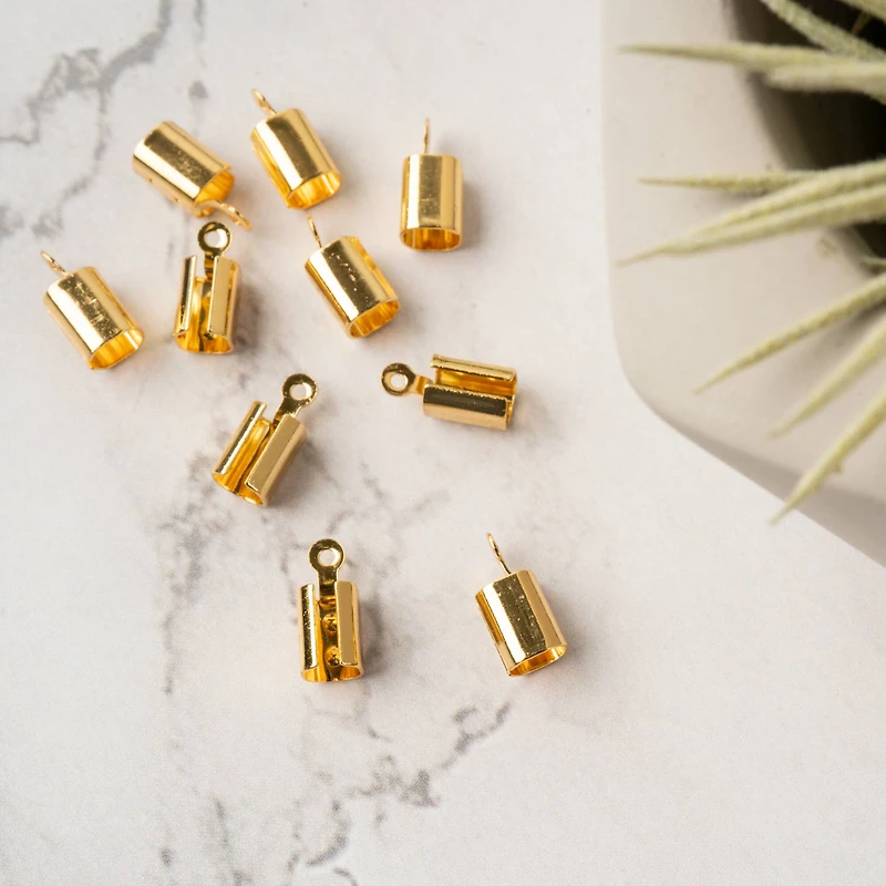 12mm Metal Cord End Crimps