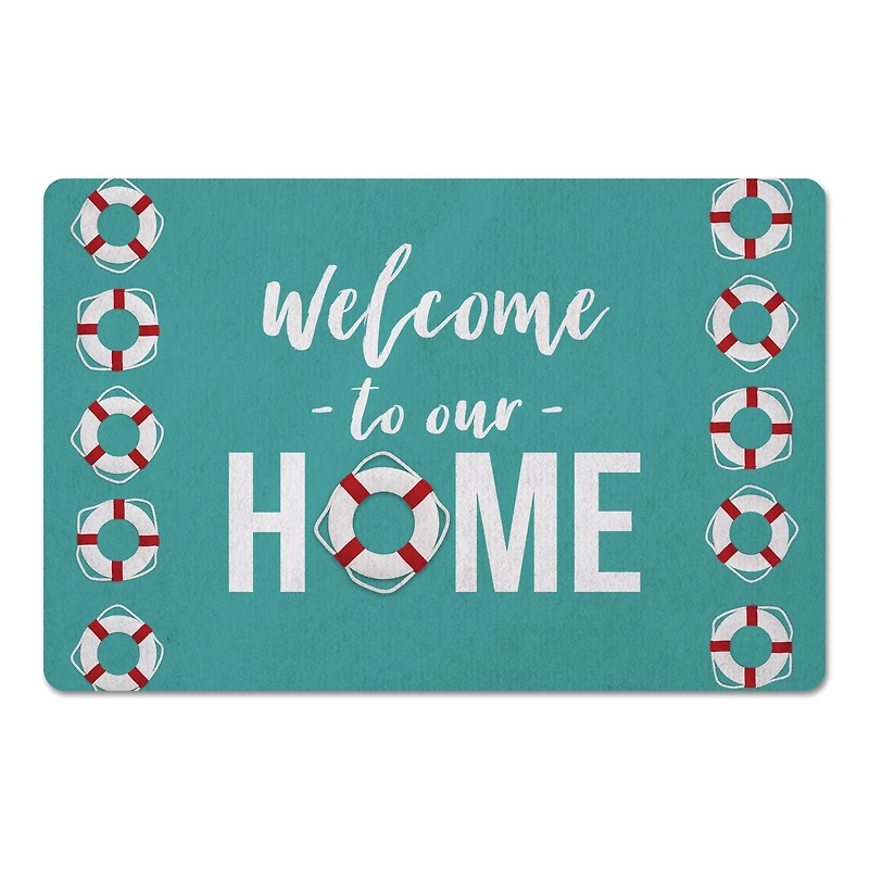 Welcome To Our Home Floor Mat, 27" x 18"
